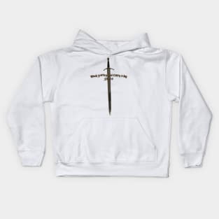 Walk softly and carry a big Sword Kids Hoodie